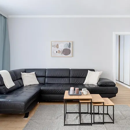 公寓 Ecru Spacious Modern With Skyline View Wwa13 华沙